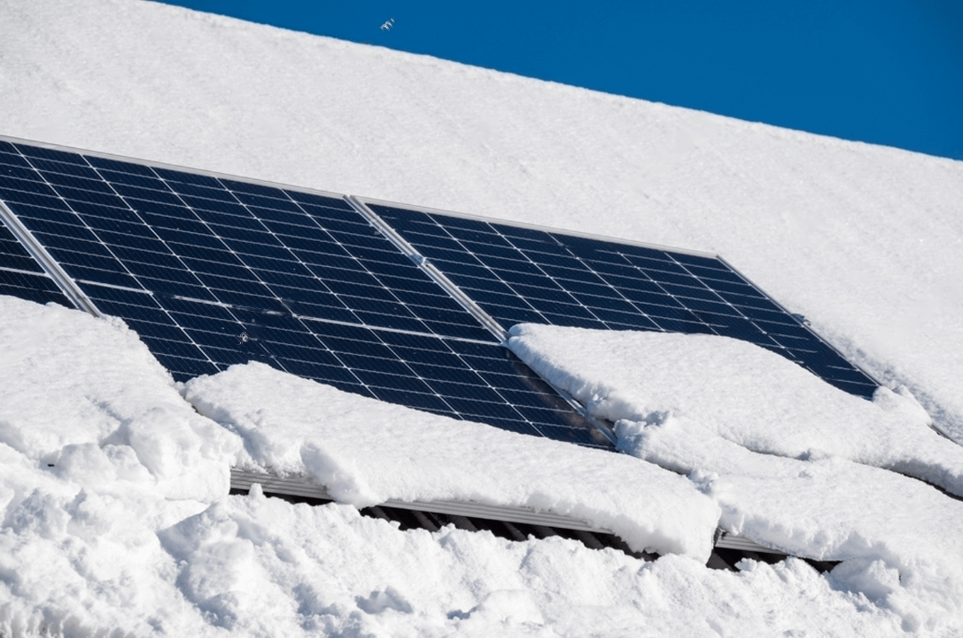 Do solar panels work when it snows