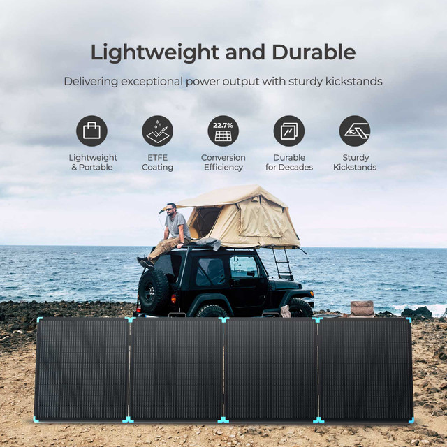 400W Lightweight Portable Solar Suitcase