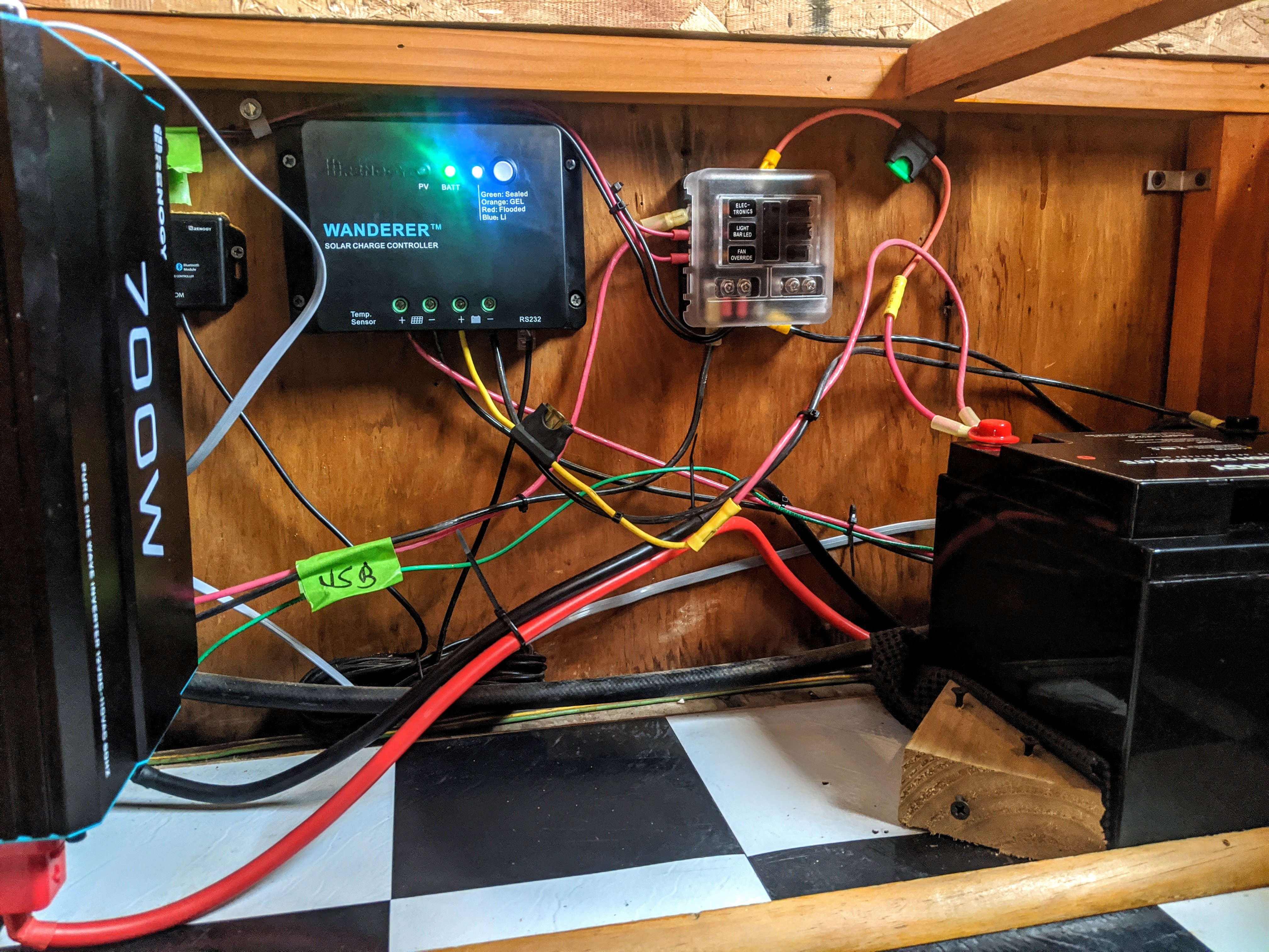 connecting to renogy inverter to converter