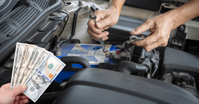 replacement car battery cost