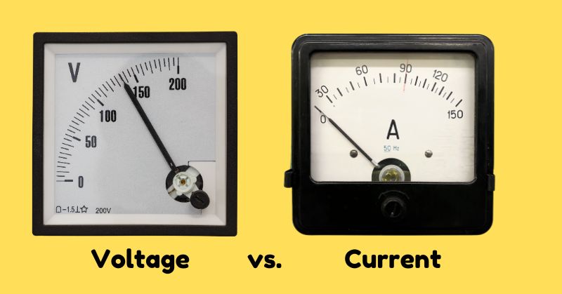 Voltage and current: What's the difference